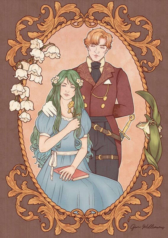 Mordecai and Mae for Deeg - Half Body