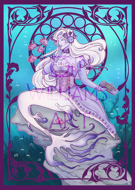 Ophelia For Melody - Full Illustration